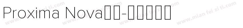 Proxima Nova下载字体转换